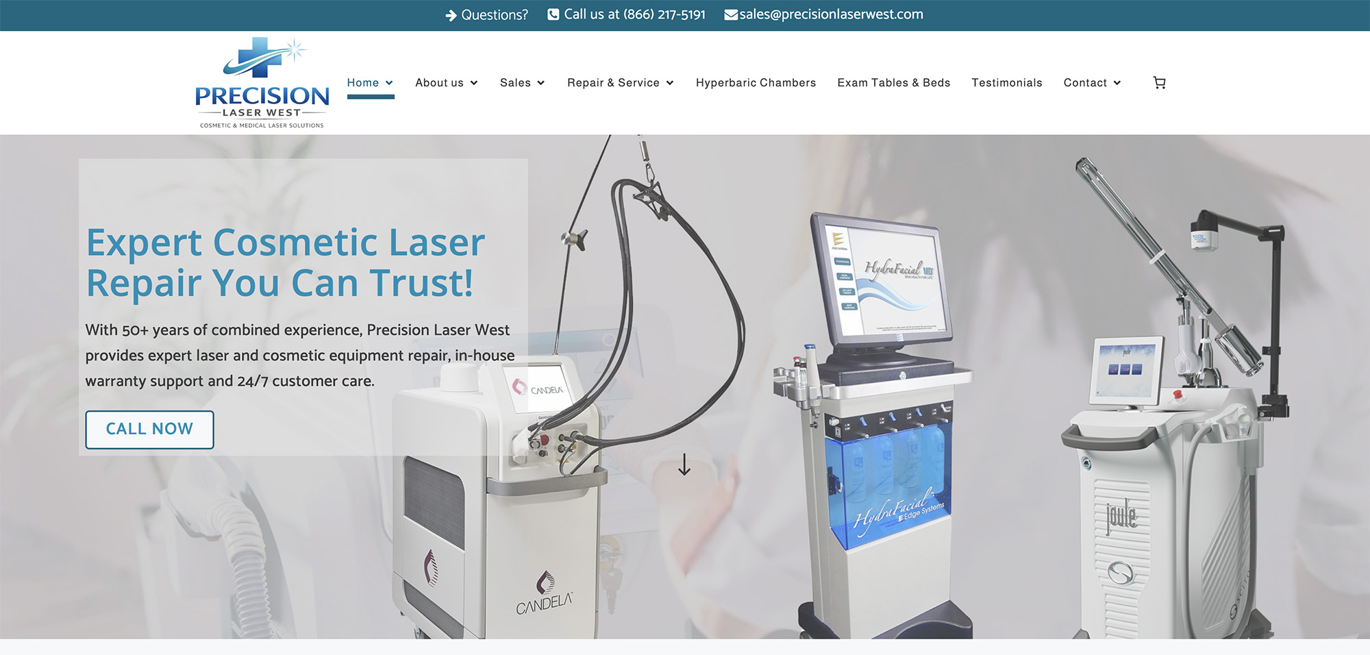 Website design sample, click to see the website